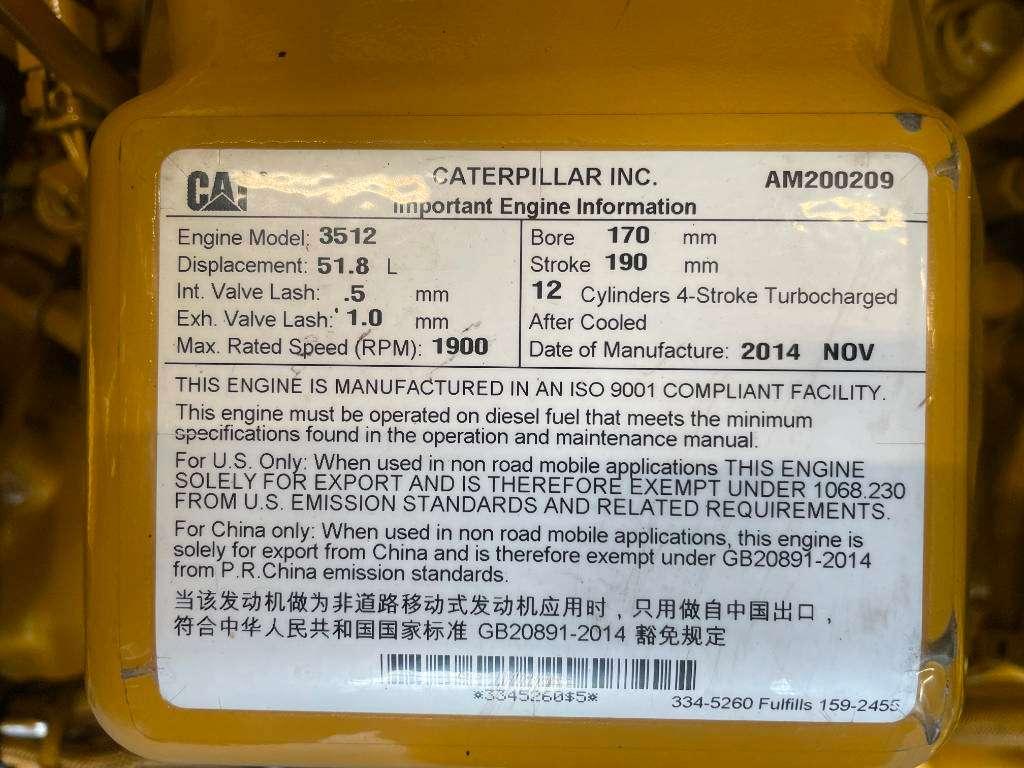 CAT 3512 - 1250 kVA Used Generator - DPX-12661 Photo 21