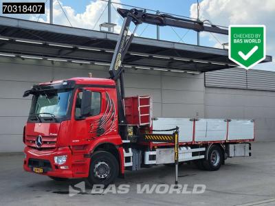 Mercedes-Benz Antos 2132 4X2 NL-truck Palfinger PK12002-EH Kran Crane Automatic Euro 6 sold by BAS World B.V.