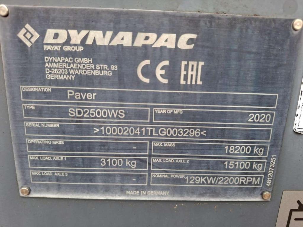 Dynapac SD 2500WS Photo 5