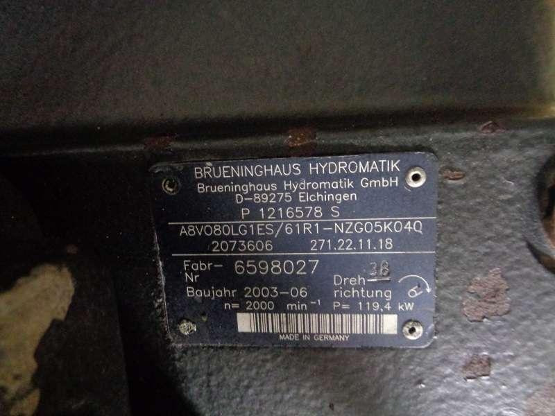 Hydraulic pump for Rexroth A8VO80LG1ES Photo 2