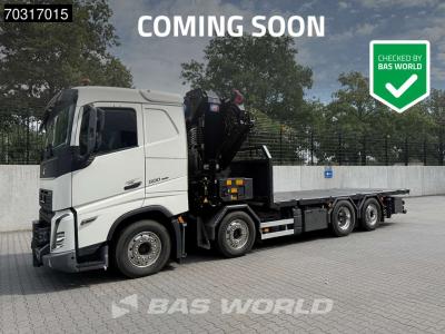 Volvo FH 500 8X2 COMING SOON! HMF 6120 K6 Crane + 2.5t Winch Lift+steering axle Euro 6 sold by BAS World B.V.