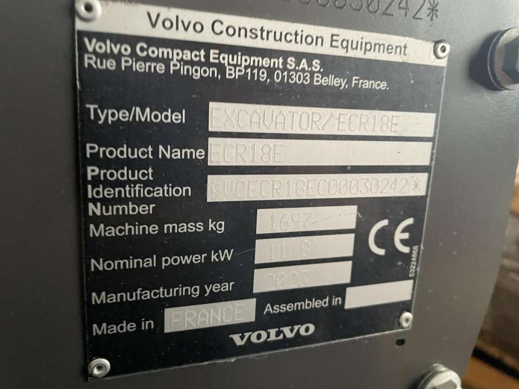 Volvo ECR18E Photo 19