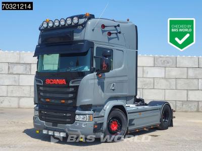 Scania R580 4X2 70T! Full-Air Retarder 2x Tanks Standklima Navi Photo 1