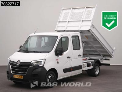 Renault Master 130PK Kipper Dubbel Cabine 3500kg trekhaak Airco Cruise Dubbellucht Tipper Benne Kieper A/C sold by BAS World B.V.