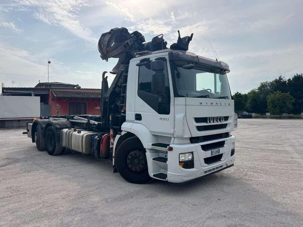 Iveco STRALIS 450 SCARRABILE USATO CON GRU Photo 8