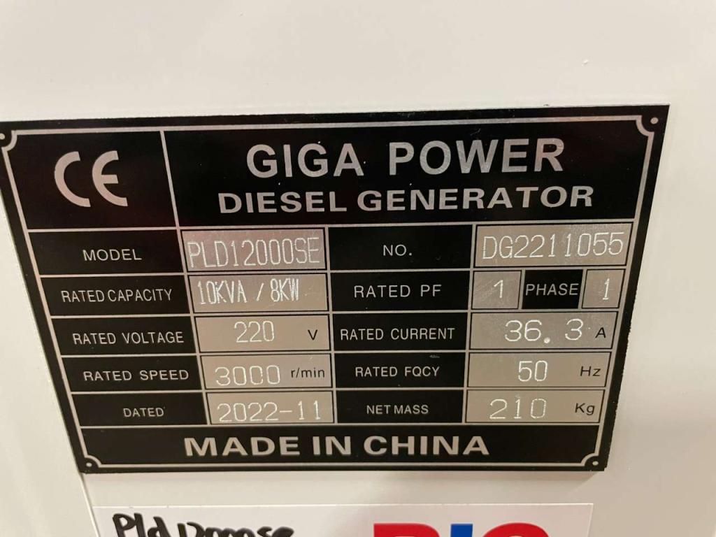 Giga Power PLD12000SE 10KVA silent set Photo 13