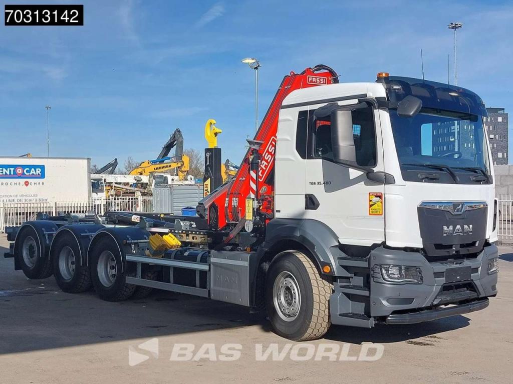 Man TGS 35.480 TGS 8X4 NEW! FASSI F275A Crane + HYVA 26-60 Hooklift Euro 6 Photo 17