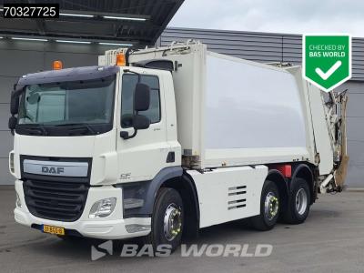 Daf CF 290 6X2 Zoeller Garbage Truck Steering Axle Automatic Euro 6 sold by BAS World B.V.