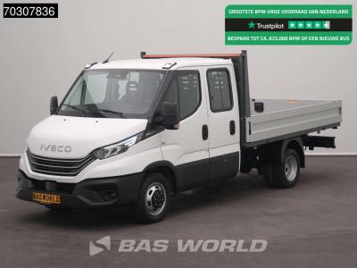 Iveco Daily 35C21 3.0L Open Laadbak Dubbel Cabine 210PK Dubbellucht t ACC LED Airco Camera CarPlay 3,5t T sold by BAS World B.V.