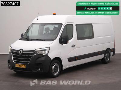 Renault Master 135PK Dubbel Cabine L4H2 LED Airco Parkeersensoren Werkplaatsinrichting Zwaailampen Euro6 L4 sold by BAS World B.V.