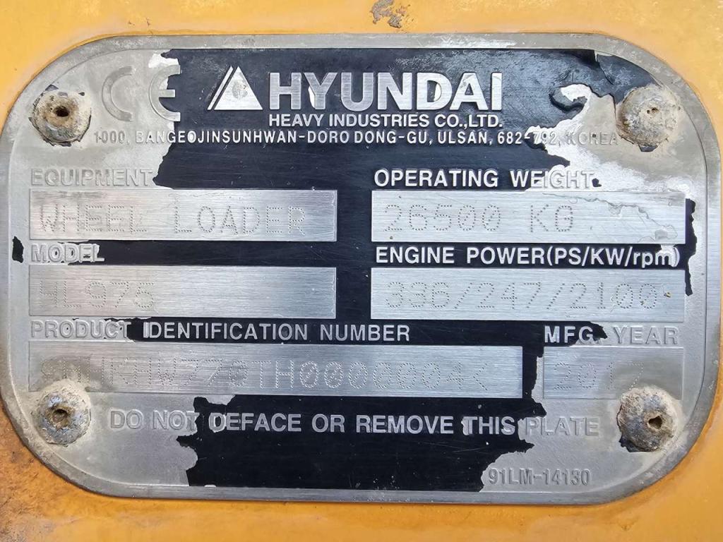 Hyundai HL975 Photo 7