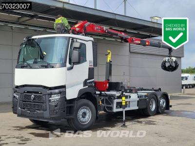 Renault C 480 C 6X2 NEW! Penz Crane 15Z.9.50R HIAB 20S56 containersystem Euro 6 sold by BAS World B.V.