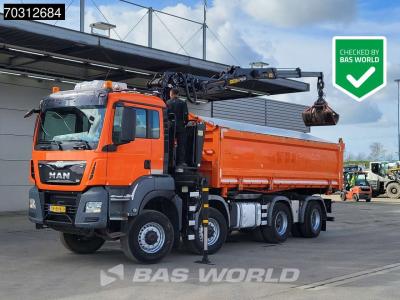 Man TGS 41.440 TGS 8X8 Palfinger Q170Z Crane 8x8 Wide-Spread Euro 6 sold by BAS World B.V.
