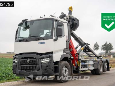 Renault C 480 C 6X2 NEW! Penz Crane 15Z9.50R HYVA 20-57S  Lift-Axle Euro 6 sold by BAS World B.V.