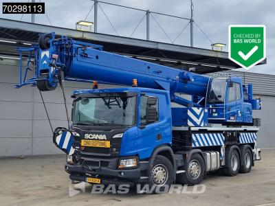 Scania P450 P 8X4 Palfinger/SANY SPC500E Telescopic Crane Retarder Navi Automatic Euro 6 sold by BAS World B.V.