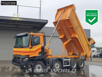 Renault K 480 8X4 16m3 tipper Steel suspension Big-Axle Optibrake+ Euro 6 sold by BAS World B.V.