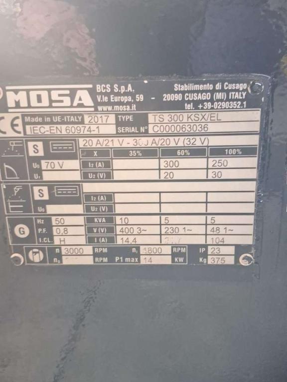 Mosa ts 300 KSX/EL Photo 3