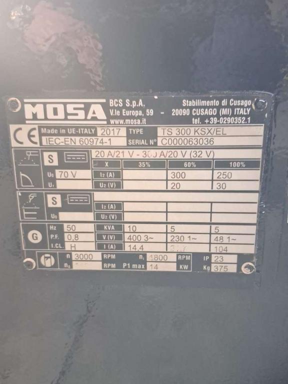 Mosa ts 300 KSX/EL Photo 6