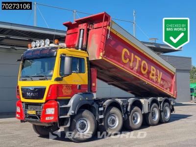 Man TGS 41.480 10X8 NL-Truck BigAxle 10x8  22m3 Tipper Navi Euro 6 sold by BAS World B.V.