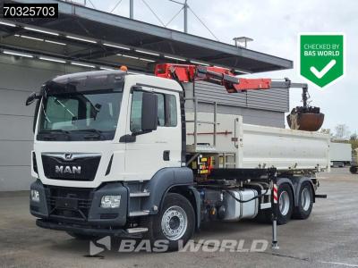 Man TGS 26.420 TGS 6X4 FASSI F165AZ.0.22 E-ACTIVE crane 2-way tipper Automatic Euro 6 sold by BAS World B.V.