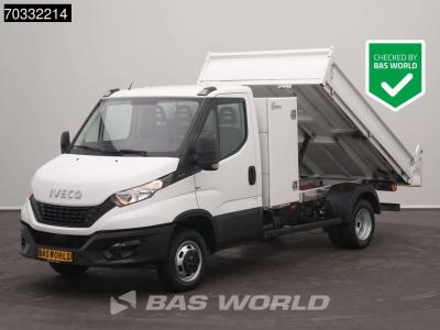 Iveco Daily 35C16 3.0L Kipper met Kist 3500kg trekhaak Airco Cruise Euro6 Tipper Kieper Open laadbak Benn sold by BAS World B.V.