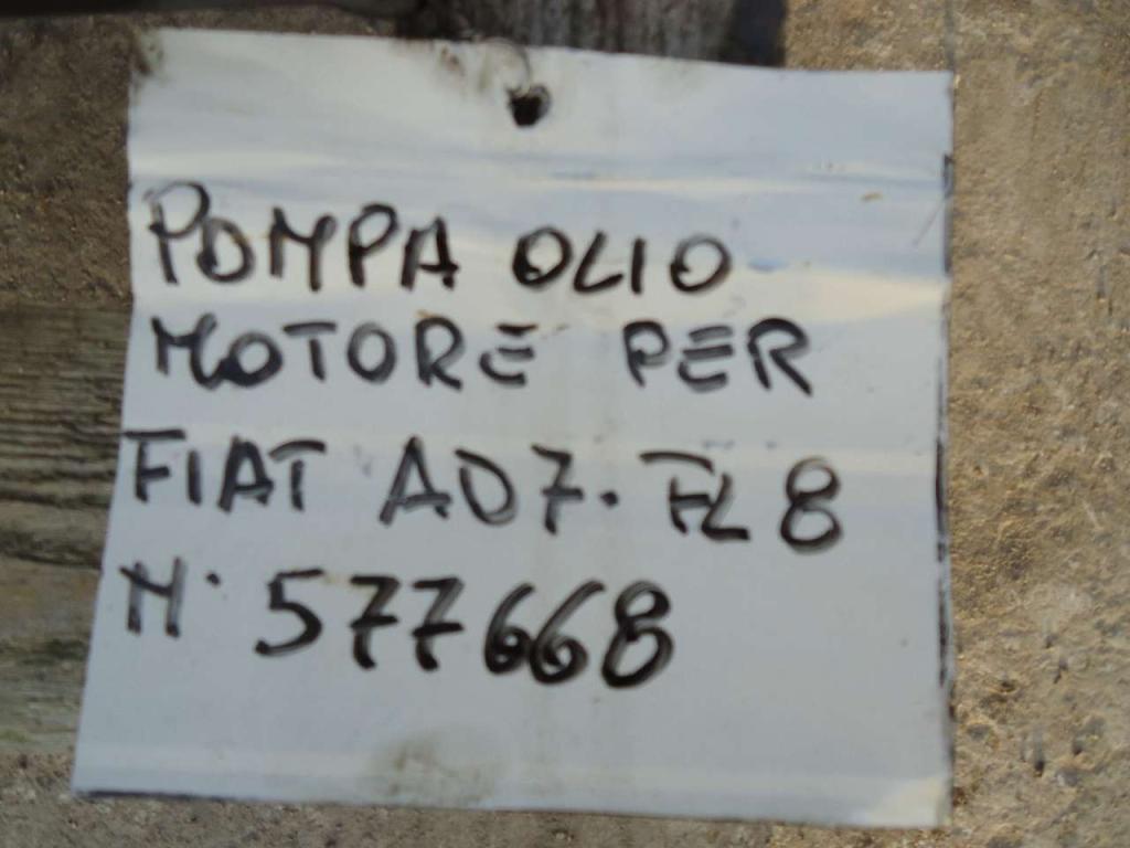 Engine oil pump for Fiat AD7 - FL8 - CODICE 577668 Photo 4