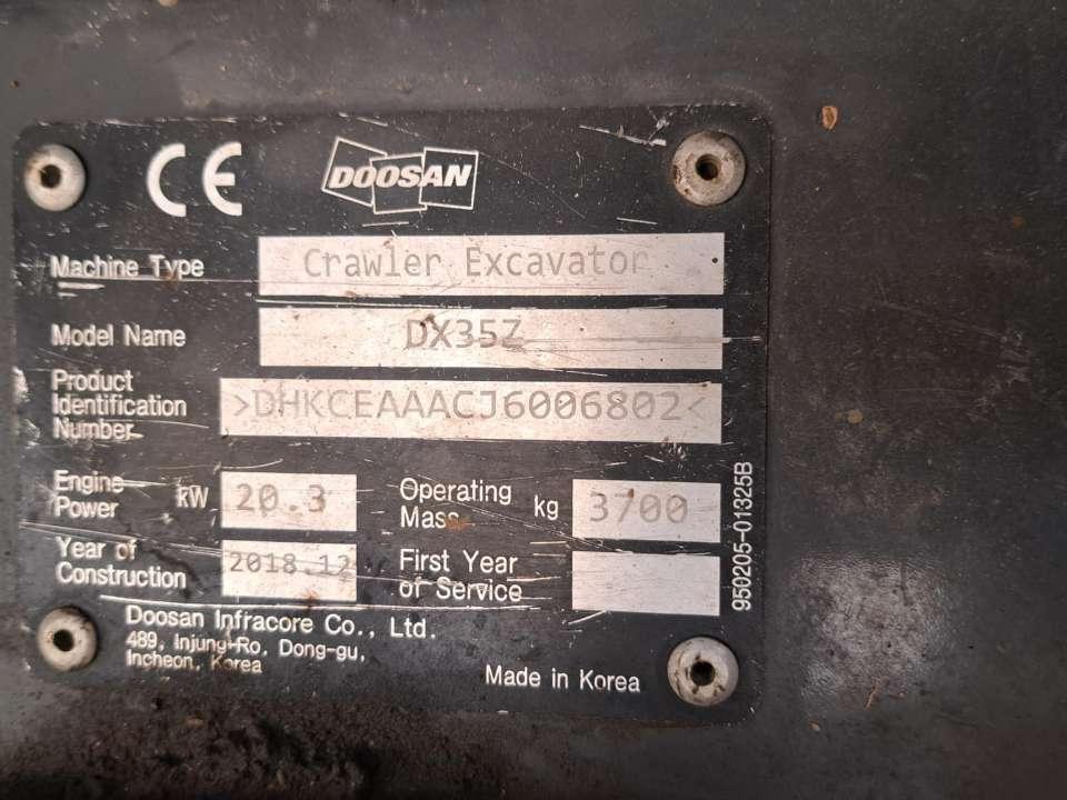 Doosan DX35Z Photo 8