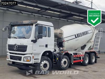 Shacman L3000 8X4 NEW 8m3 Liebherr Mixer Big Axle Steel suspension sold by BAS World B.V.