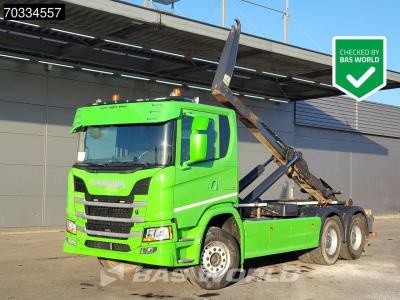 Scania G500 6X4 20tons Containersystem Big-Axle Full Steel Retarder Automatic Euro 6 sold by BAS World B.V.
