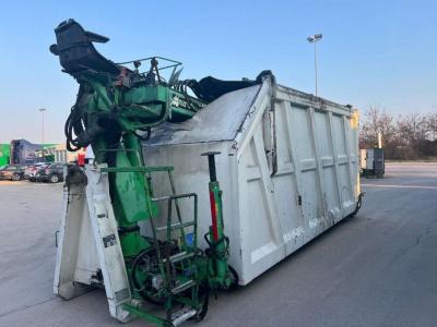 CONTAINER SCARRABILE USATO CON TETTO E GRU sold by Aurora Srl