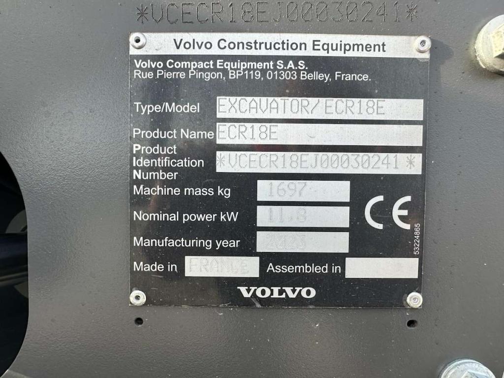 Volvo ECR18E Photo 17