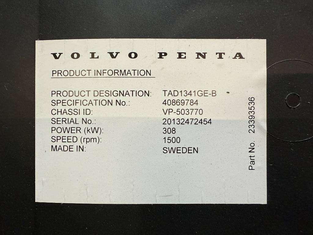 Volvo TAD1341GE - 330 kVA Generator - DPX-18877-O Photo 18