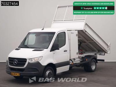 Mercedes-Benz Sprinter 516 CDI Kipper met Kist Dubbellucht 3,5t Trekhaak Airco Cruise MBUX CarPlay Euro6 Tipper B sold by BAS World B.V.