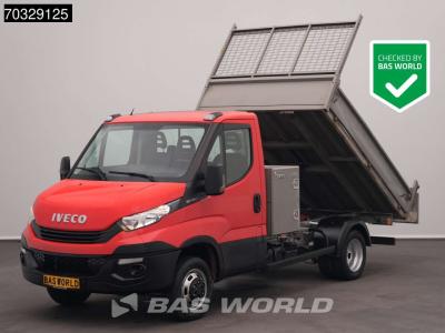 Iveco Daily 35C12 Kipper met Kist Dubbellucht 3,5t Trekhaak Airco Cruise Euro6 Tipper Benne Kieper A/C To sold by BAS World B.V.