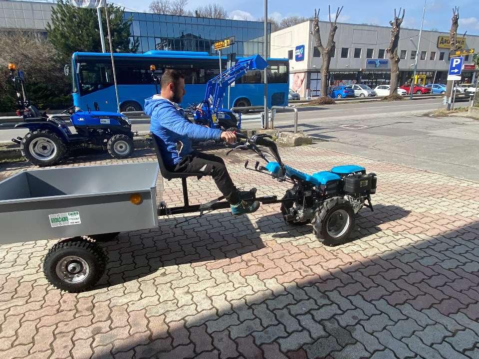 Bertolini 413 S DIESEL - RIMORCHIO RIBALTABILE - AVVIAMENTO ELETTRICO Photo 2