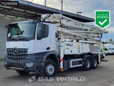 Mercedes Arocs 2640 6X4 36mtr CIFA K36L-HP168EC 4 arm Automatic Big-Axle Steelsuspension Euro 6 sold by BAS World B.V.