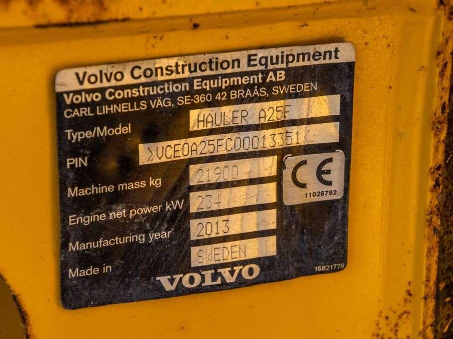 Volvo DUMPER A25F Photo 7