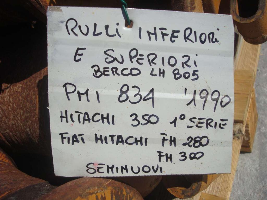 Upper and lower rollers for Fiat Hitachi Photo 4