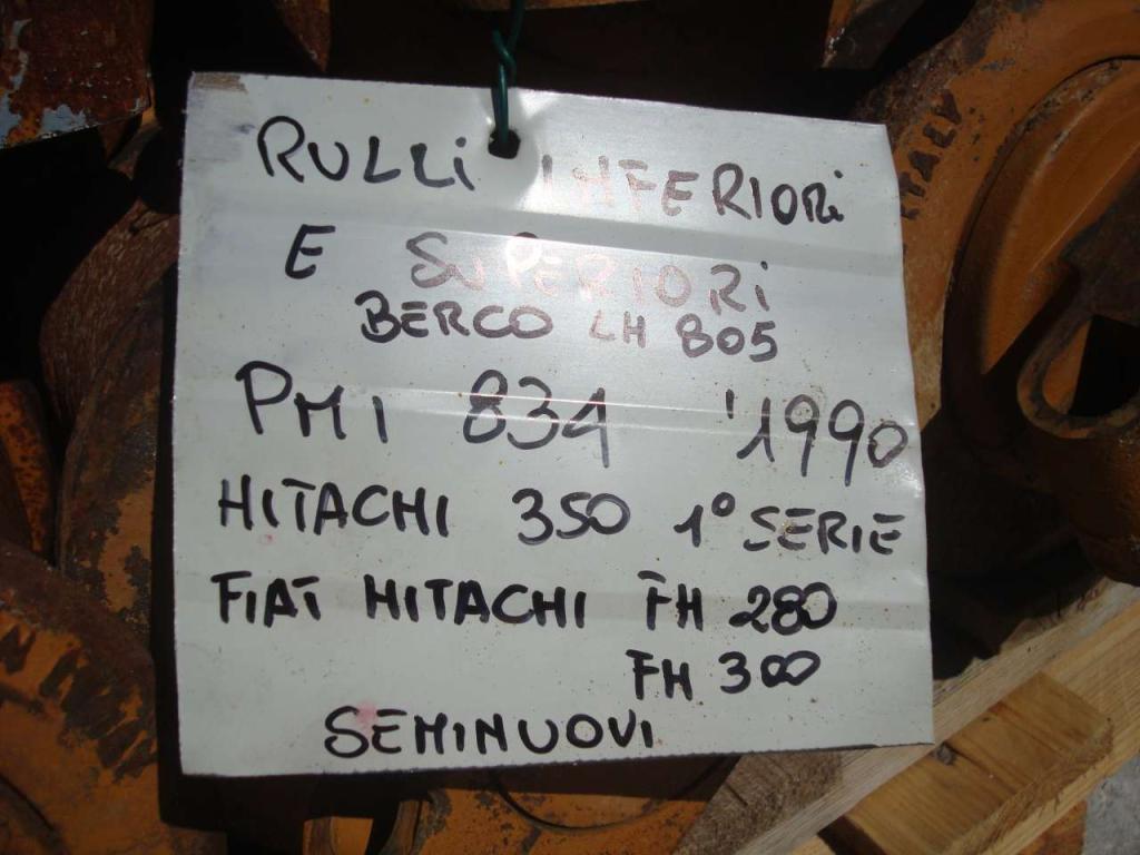 Upper and lower rollers for Fiat Hitachi Photo 5