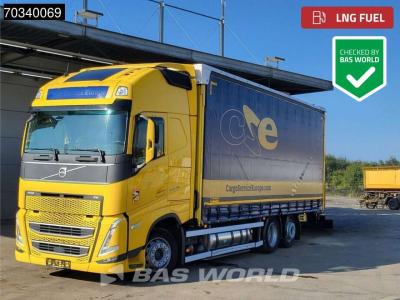 Volvo FH 460 6X2 LNG Engine Curtainsider Sliding roof I-Park Cool VEB+ sold by BAS World B.V.
