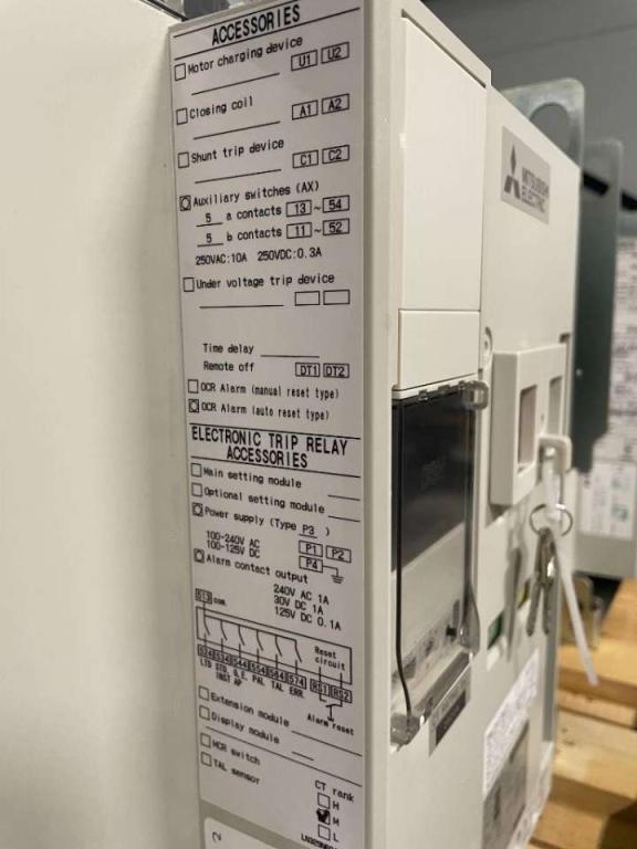 Mitsubishi Circuit breaker 2500A - AE2500-SW 3P - DPX-12648 Photo 11
