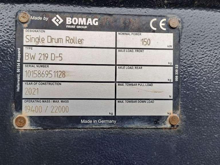 Bomag BW219 D-5 Photo 10