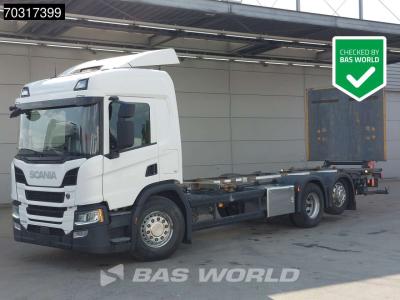 Scania P500 P 6X2 BDF 2500kg Ladebordwand Retarder Lift+steering axle Full Air sold by BAS World B.V.