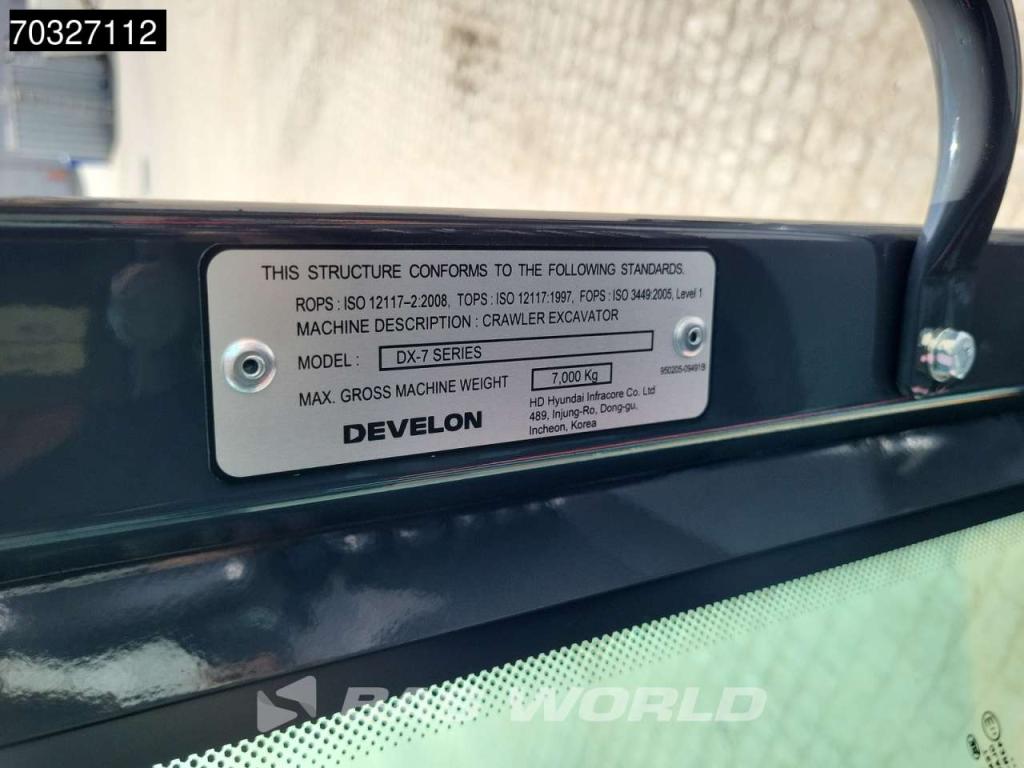 Develon DX50 Z-7 A/C -  Buckets Photo 30