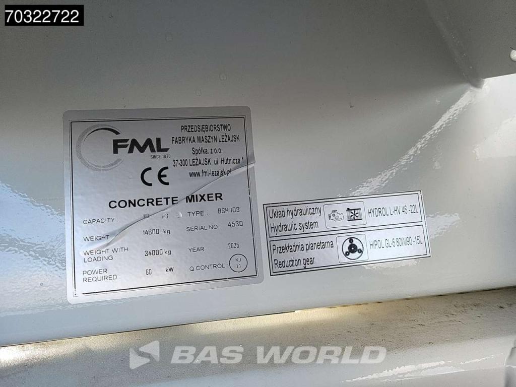 Volvo FMX 430 FMX 8X4 NEW! 10m3 Mixer Steel suspension Big-Axle VEB Euro 6 Photo 18