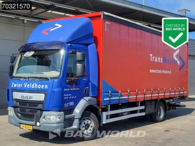 Daf LF 210 LF 4X2 14tons NL-Truck Curtainsides 1500kg Ladebordwand Automatic Euro 6 sold by BAS World B.V.