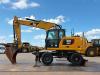 Caterpillar M316F Mobile excavator Photo 2 thumbnail