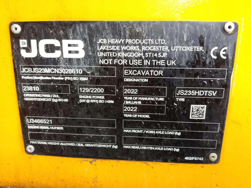 JCB JS235HD Photo 11