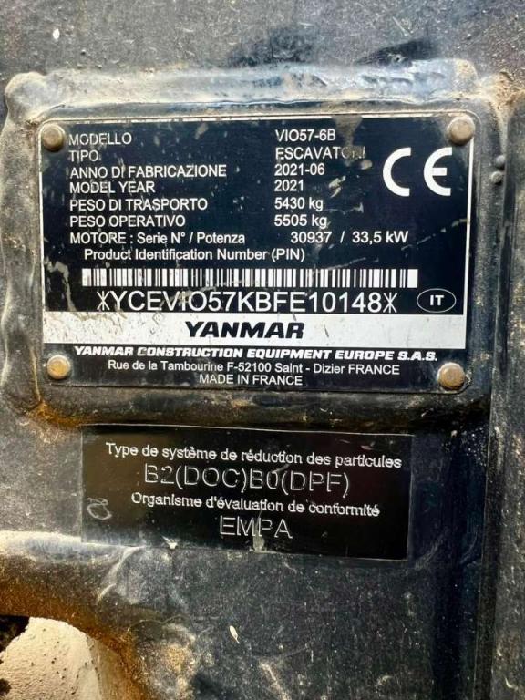 Yanmar VIO57-U Photo 5