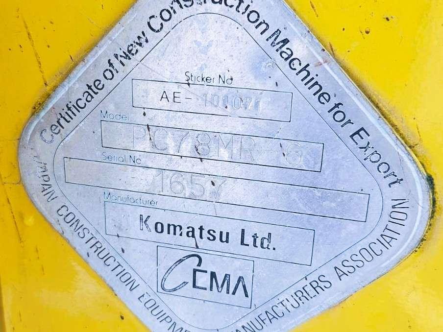 Komatsu PC78MR-6 Photo 9